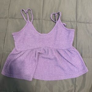 Women’s purple flowy purple tanktop SIZE MEDIUM